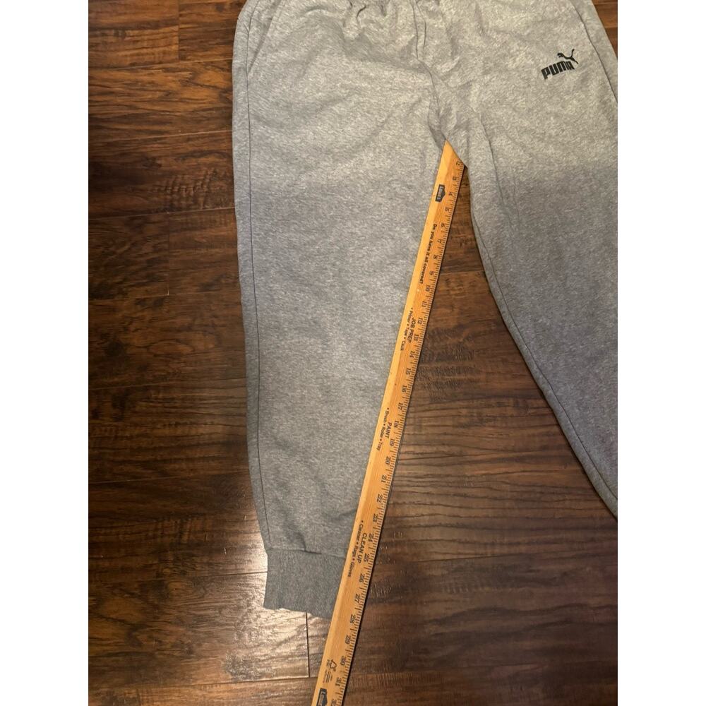 PUMA Men’s Gray Tracksuit Set 1/4 Zip Pullover Jogger Sweatpants Logo Sz:XXL - Picture 8 of 16